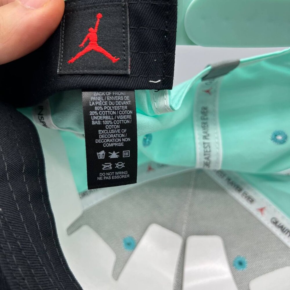 Air Jordan Pro‎ Hat Men Blue Jumpman Snap Back Cap New - Picture 7 of 8